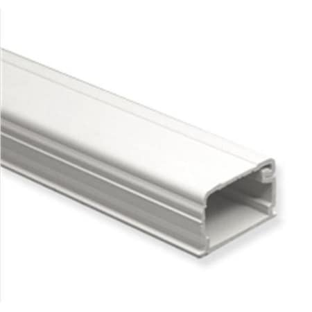 Icc Raceway, ICRW Series, 1-1/4 in W, 3/4 in H, 6 ft L, White ICRW12SRWH